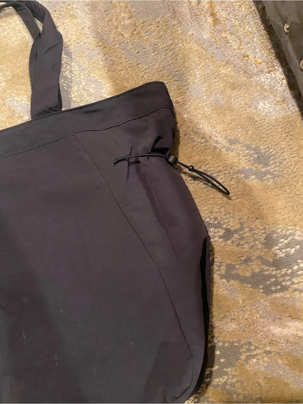 lululemon athletica Black Side Cinch Everyday shopper Tote bag large 18L